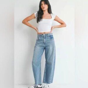 Blank NYC Light Blue Straight Leg Jeans